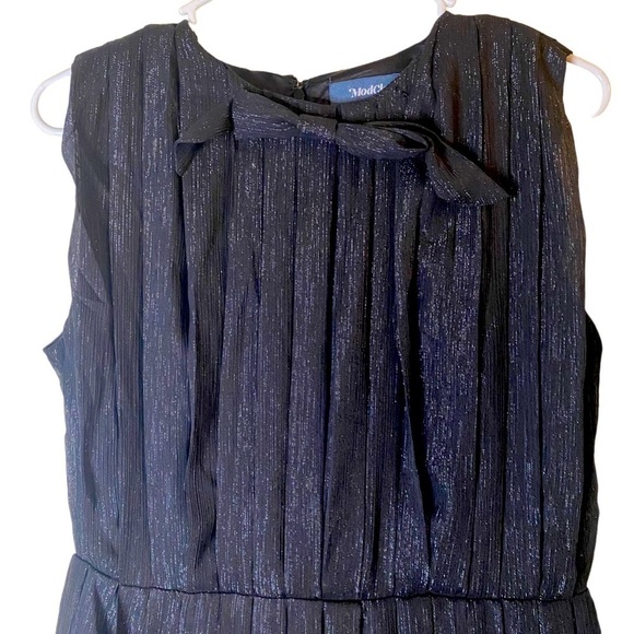 NWT ModClothThe Pleat-est Things Mini Dress Size M Black - Picture 6 of 11